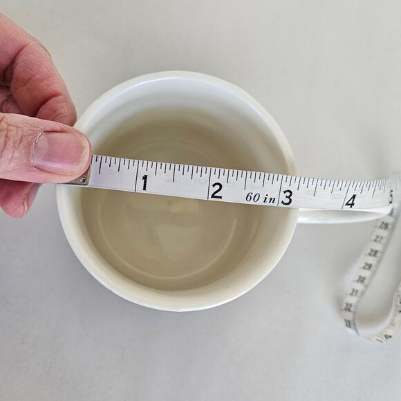 Orly Maison Dimpled Speckled Blue & White Ombre Ceramic Coffee Cup Mug - Picture 12 of 12